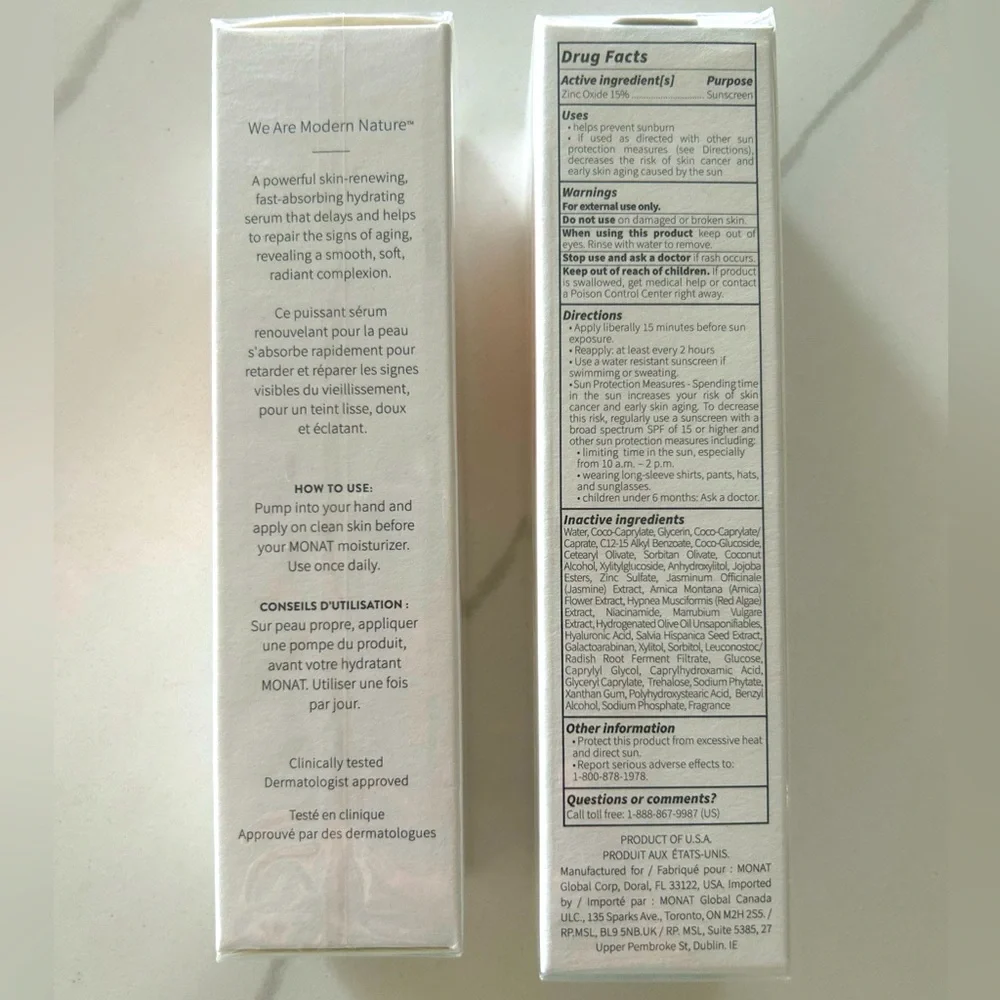 COPY - Monat Rewind age control nectar & Sun veil face sunblock - Picture 3 of 4